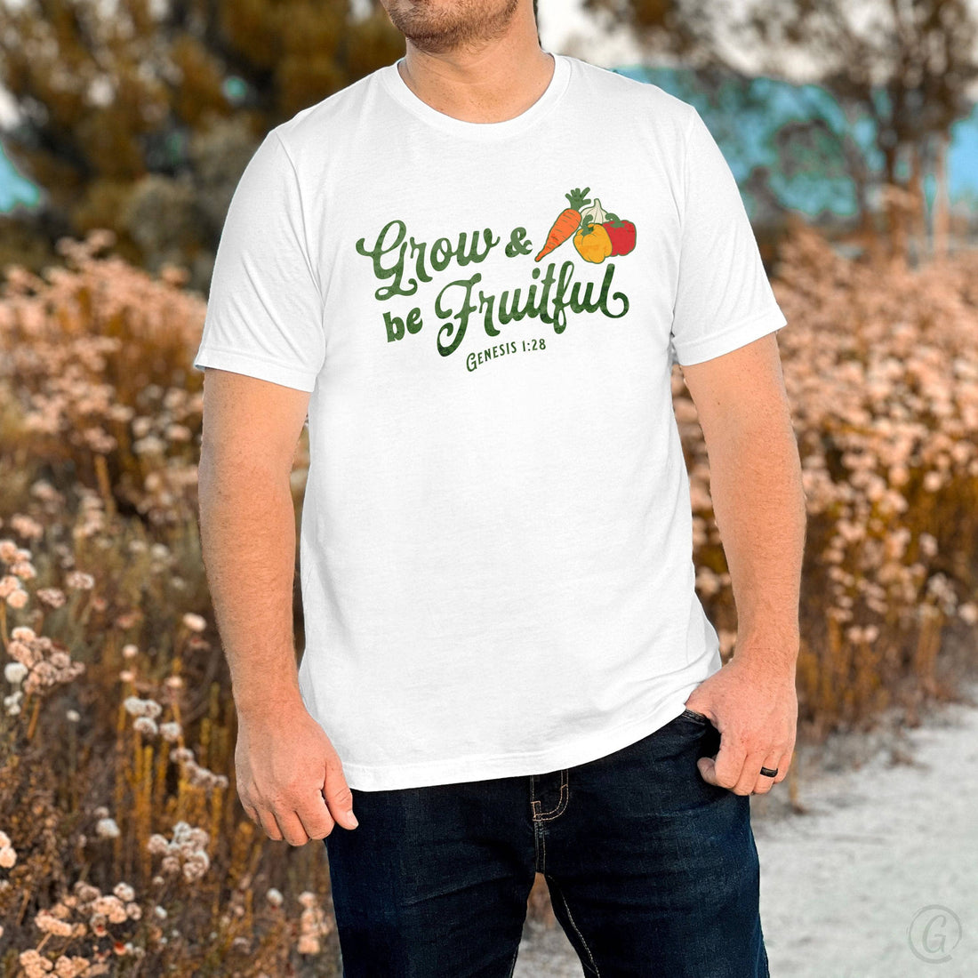 Grow &amp; Be Fruitful Unisex T-Shirt Classics White