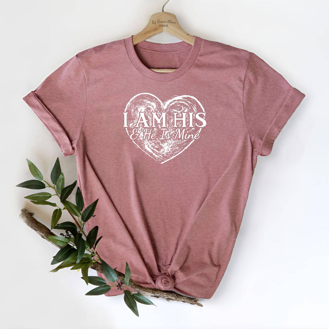 I Am His And He Is Mine Unisex T-Shirt Heathers Heather Mauve