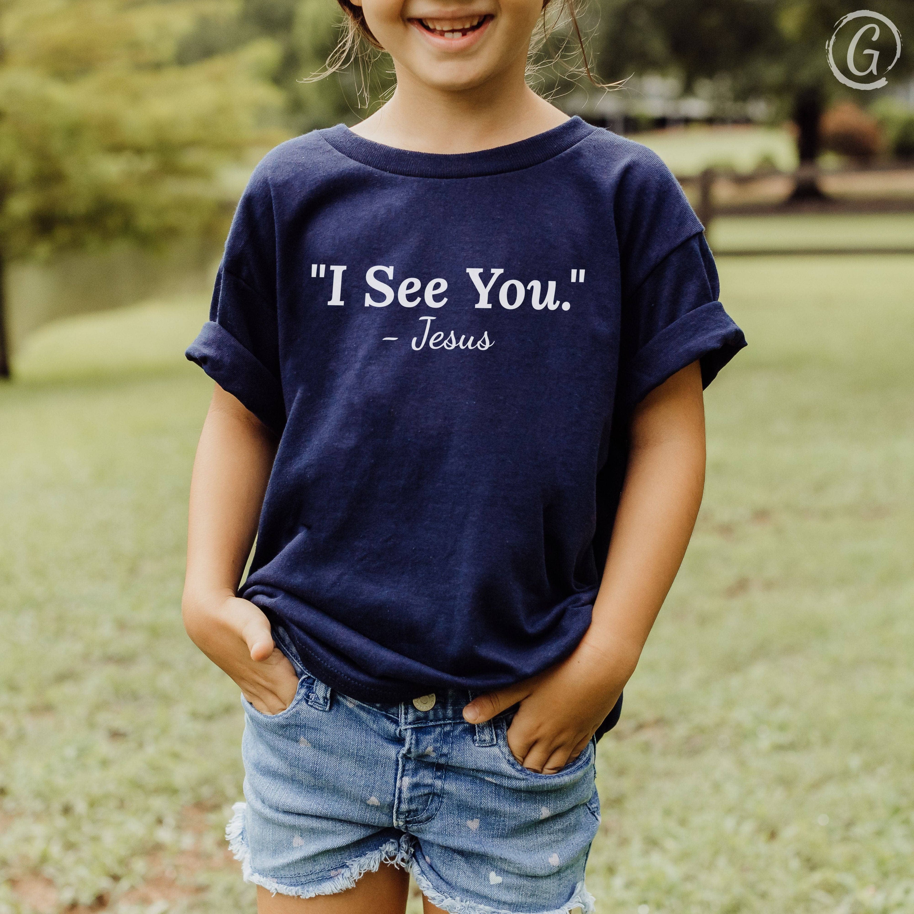 &quot;I See You.&quot; - Jesus Youth T-Shirt New Navy