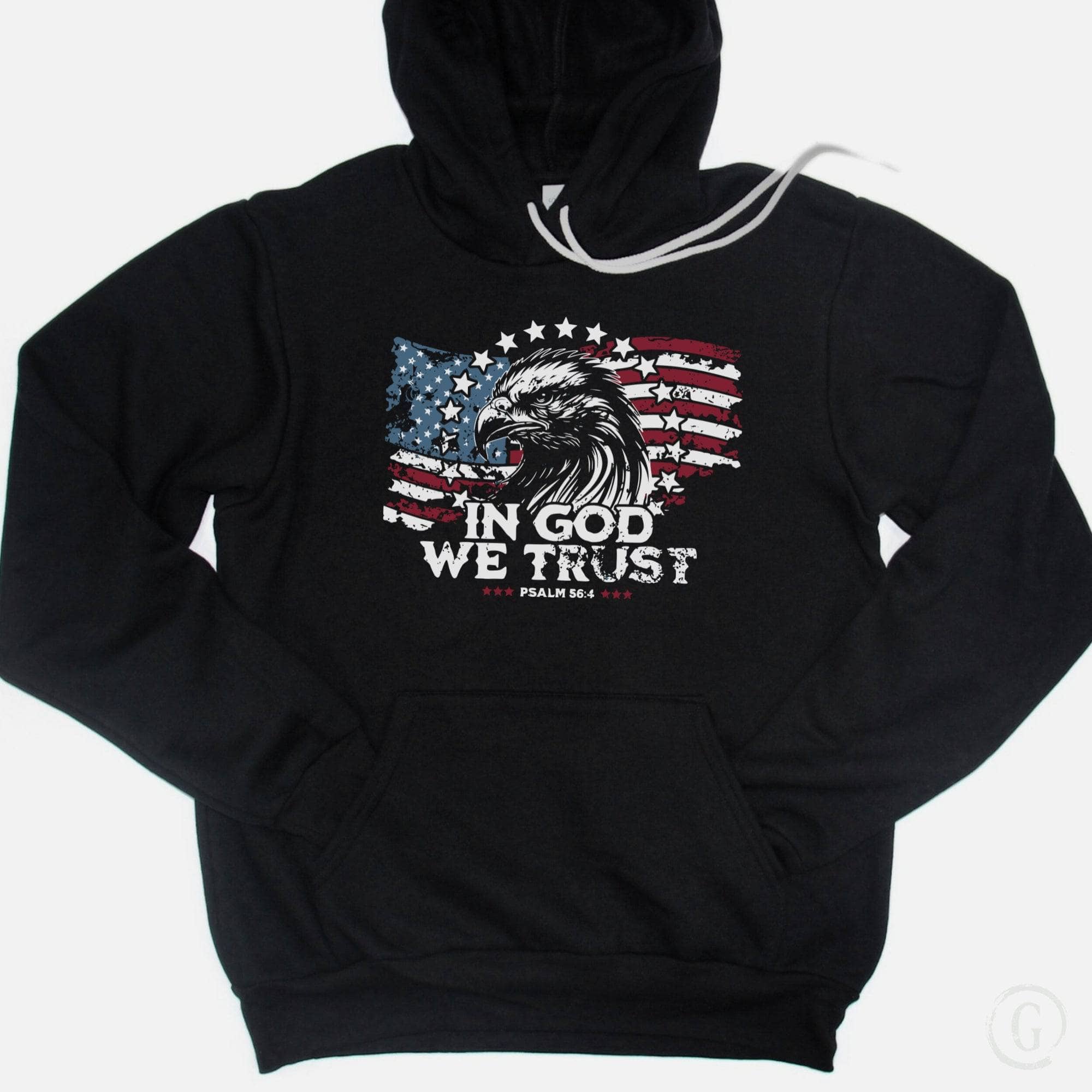 In God We Trust Premium Unisex Pullover Hoodie Black