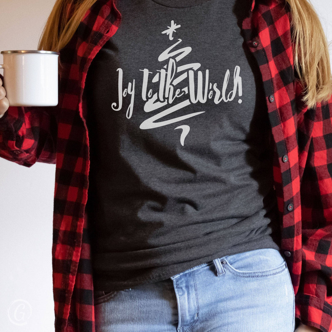 Joy To The World! Unisex T-Shirt Heathers Dark Grey Heather