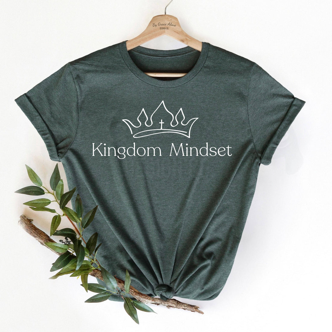 Kingdom Mindset Unisex T-Shirt Heathers Heather Forest