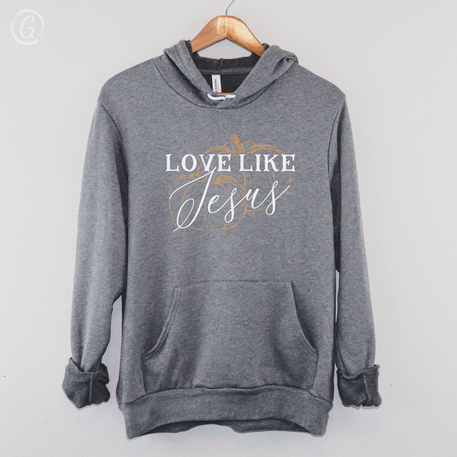 Love Like Jesus Premium Unisex Pullover Hoodie Deep Heather