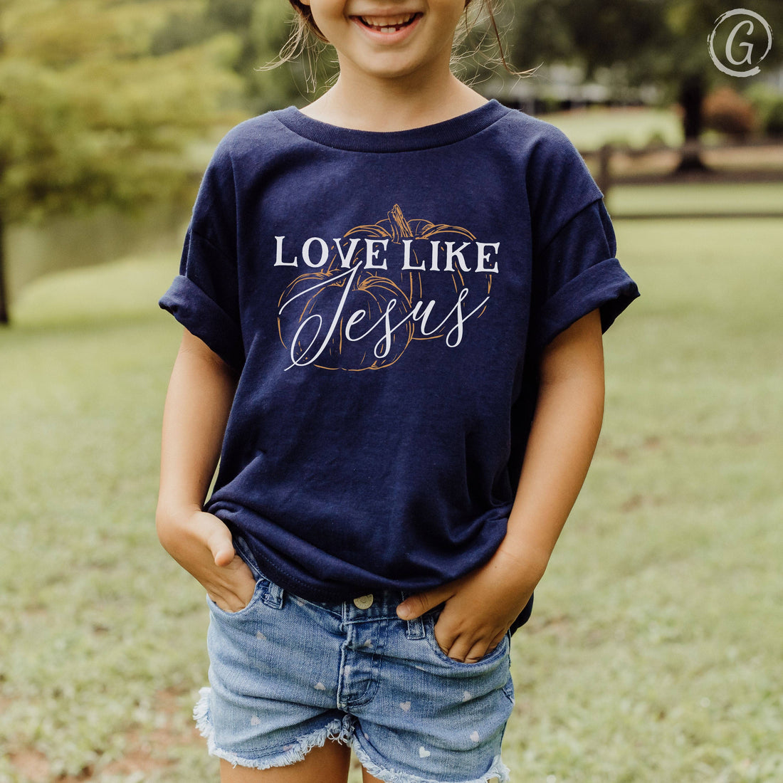 Love Like Jesus Youth T-Shirt New Navy