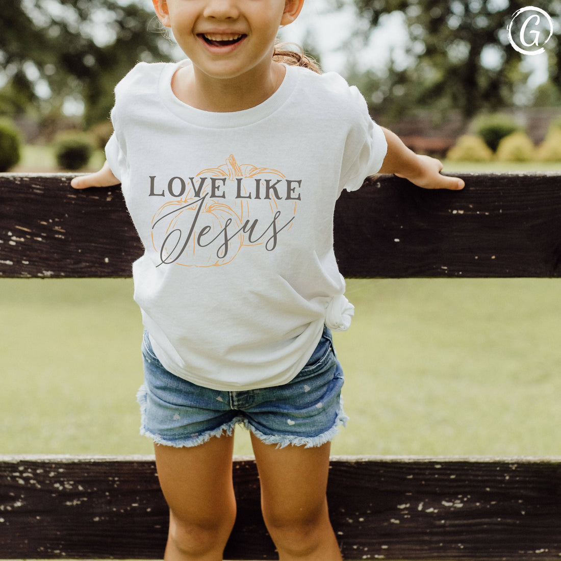 Love Like Jesus Youth T-Shirt White