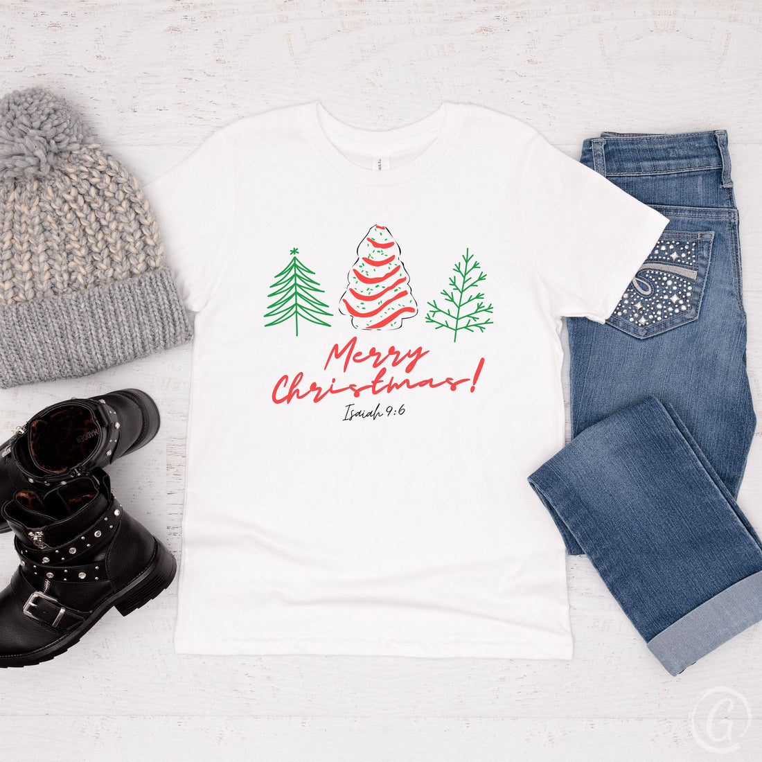 Merry Christmas! Christmas Tree Youth T-Shirt