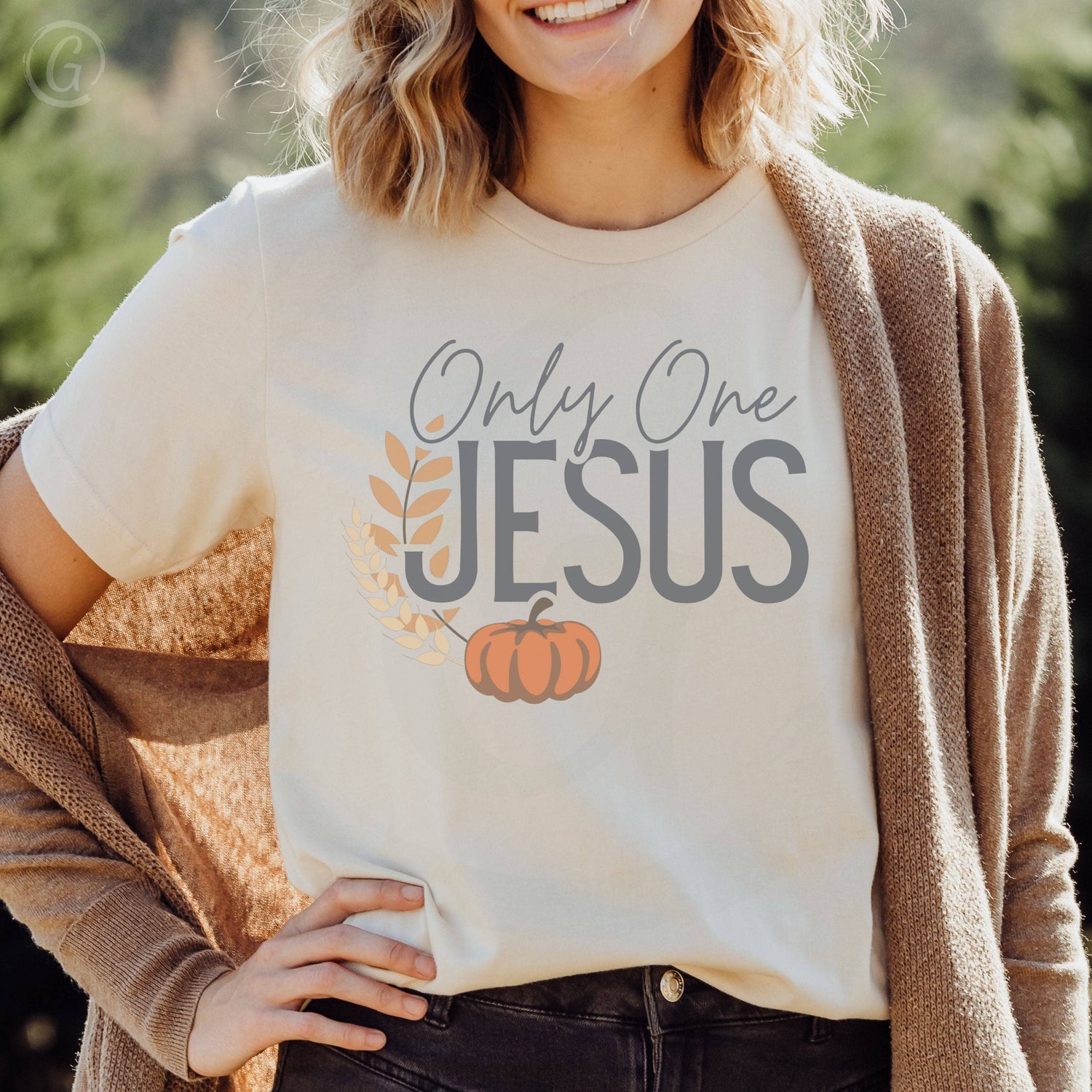 Only One Jesus Unisex T-Shirt Classics Soft Cream