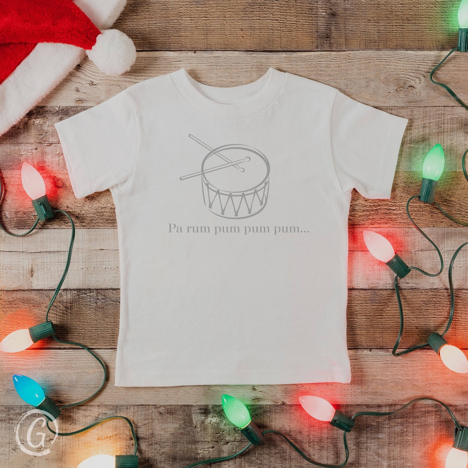 Pa Rum Pum Pum Pum... The Little Drummer Boy Unisex Toddler T-Shirt White