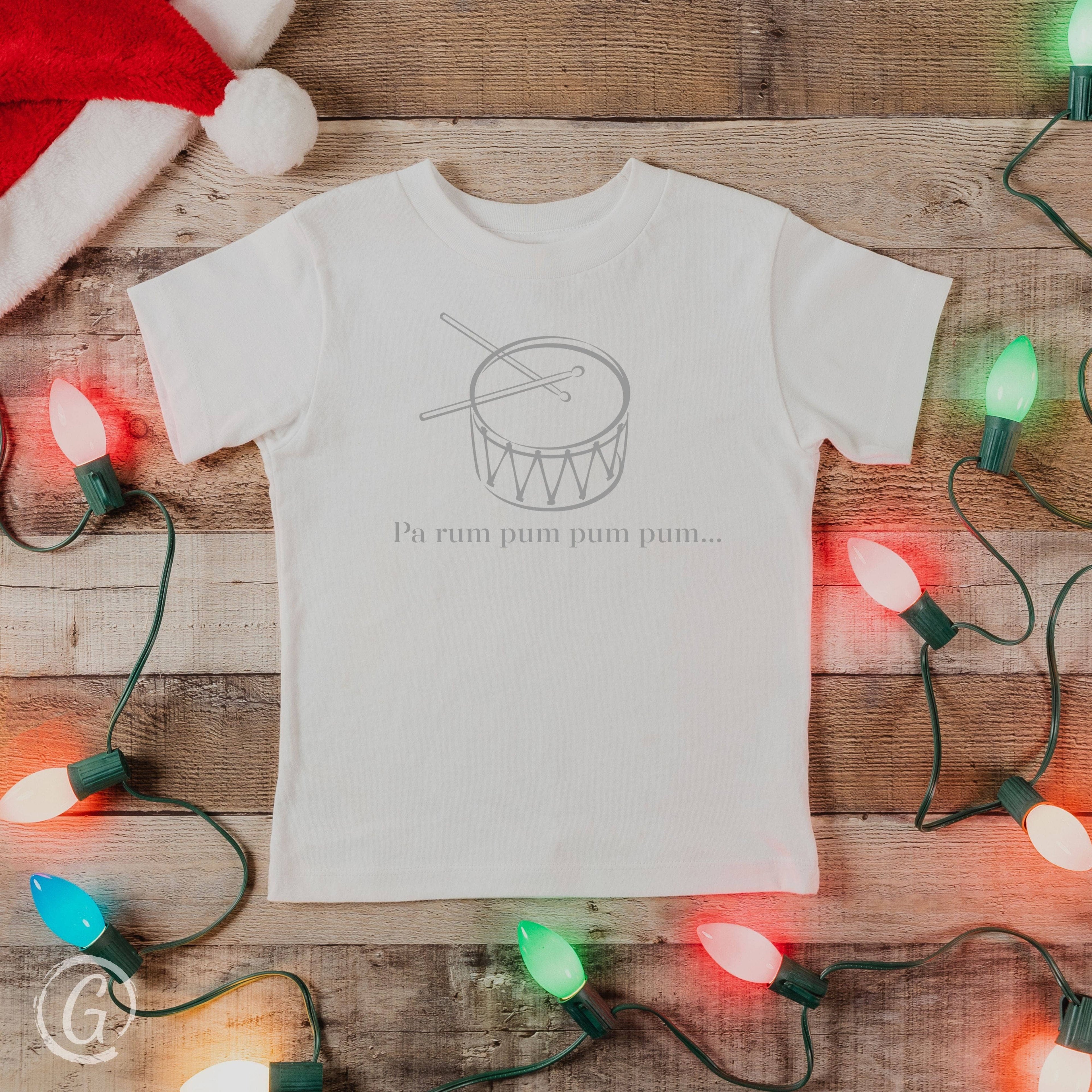 Pa Rum Pum Pum Pum... The Little Drummer Boy Unisex Toddler T-Shirt White