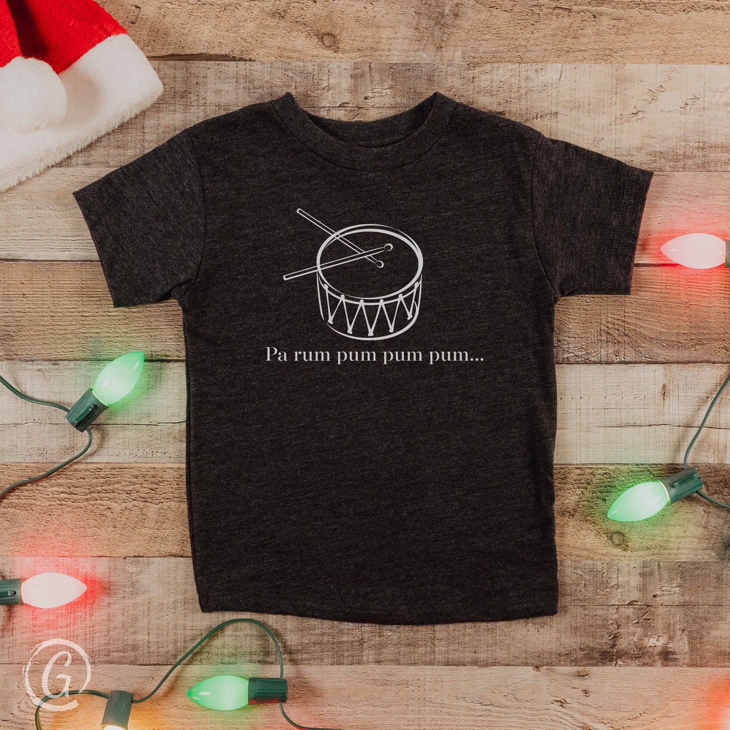 Pa Rum Pum Pum Pum... The Little Drummer Boy Unisex Toddler T-Shirt Dark Grey Heather