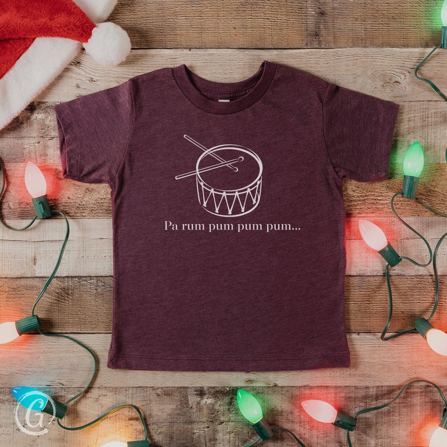 Pa Rum Pum Pum Pum... The Little Drummer Boy Unisex Toddler T-Shirt Heather Maroon