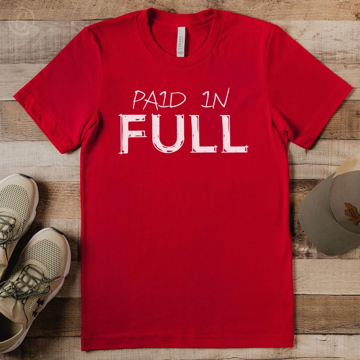 Paid In Full Unisex T-Shirt Classics Red