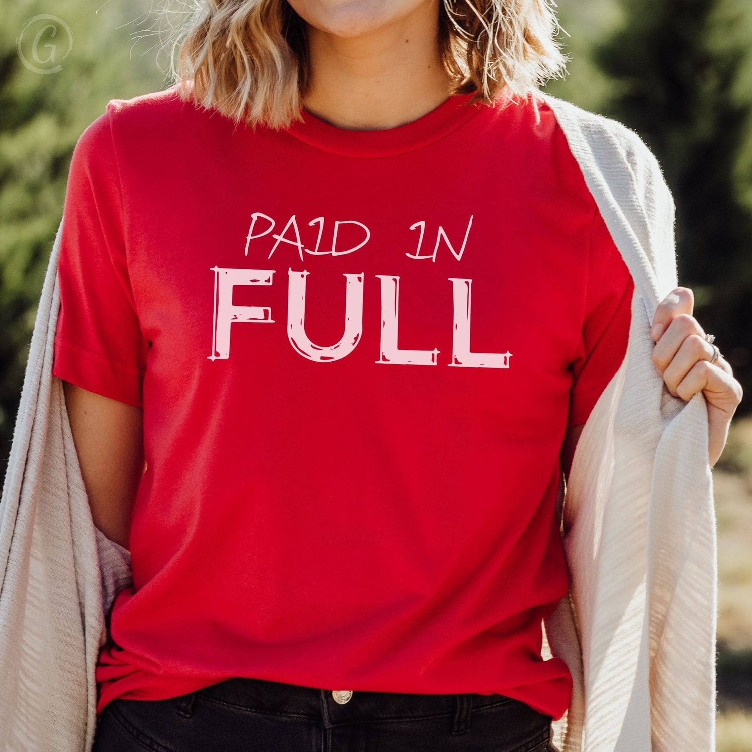 Paid In Full Unisex T-Shirt Classics Red