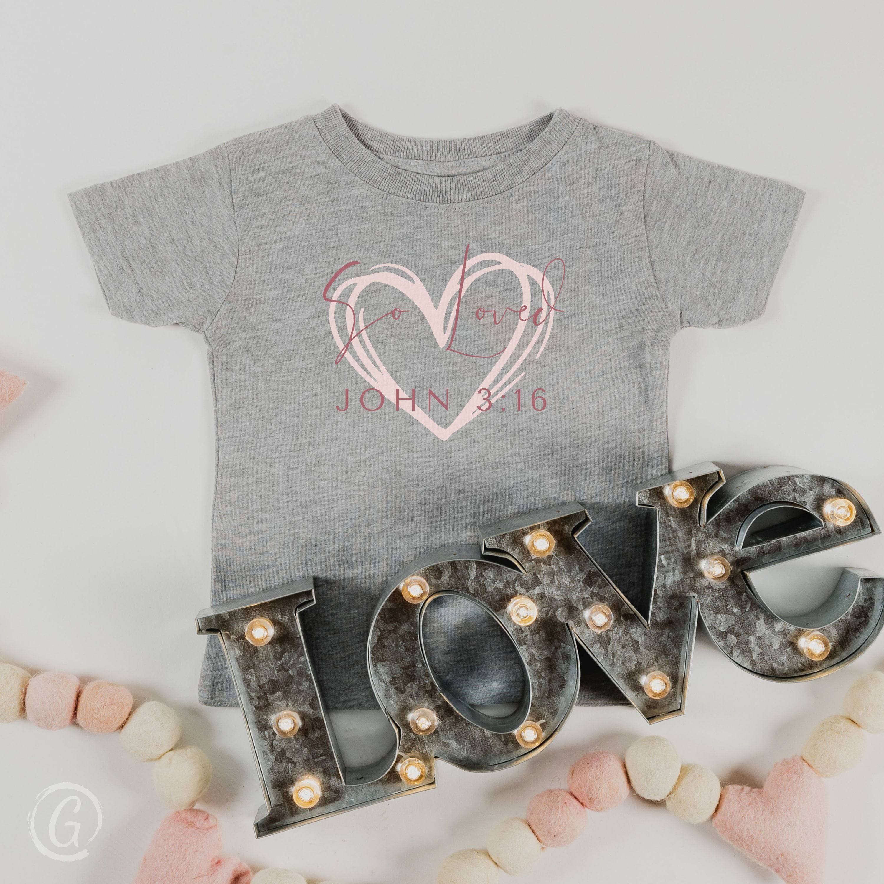 So Loved John 3:16 Infant T-Shirt Heather