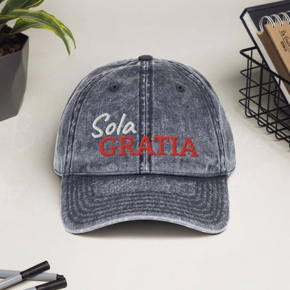 Sola Gratia Vintage Hat Navy