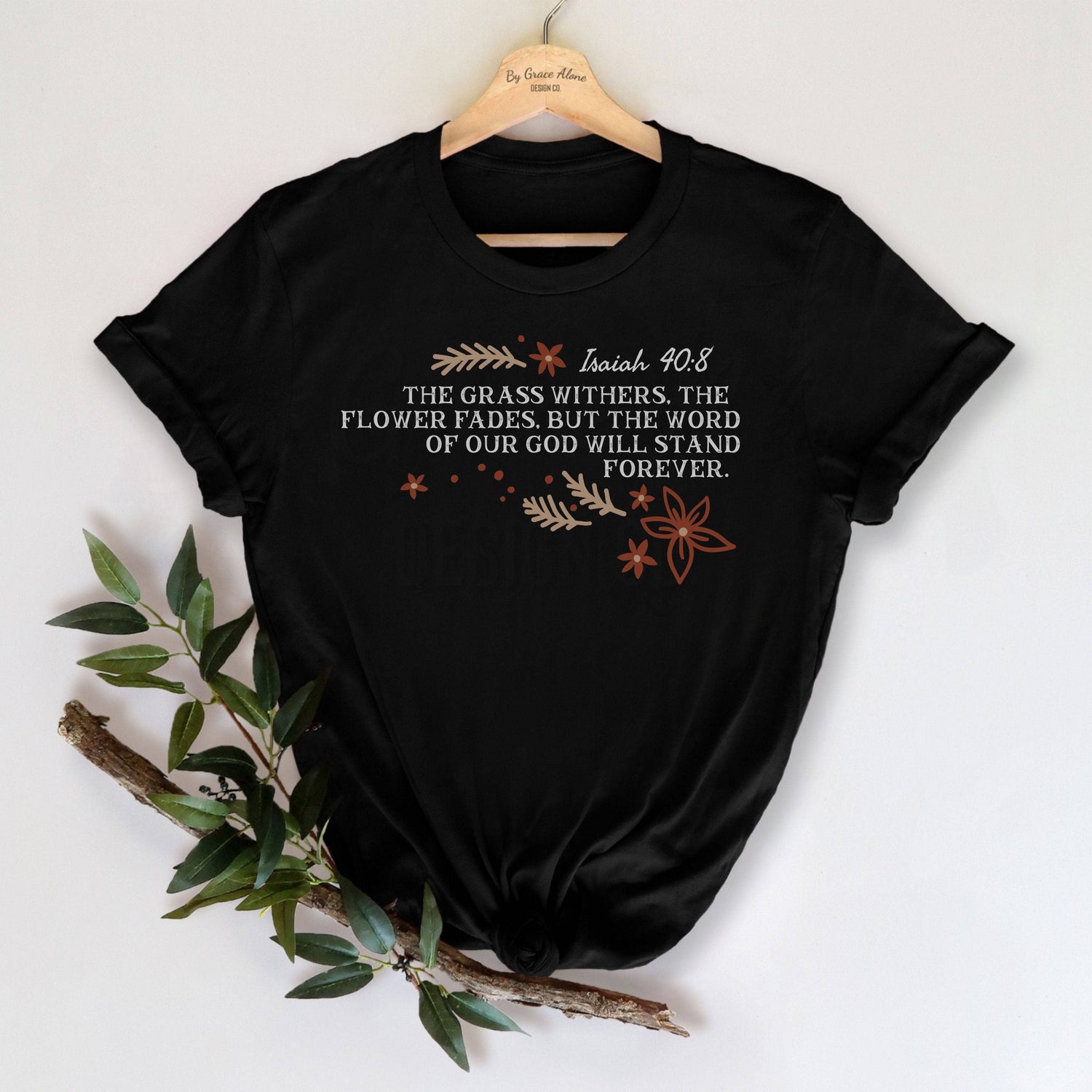 The Word Of Our God Will Stand Forever Unisex T-Shirt Classics Black