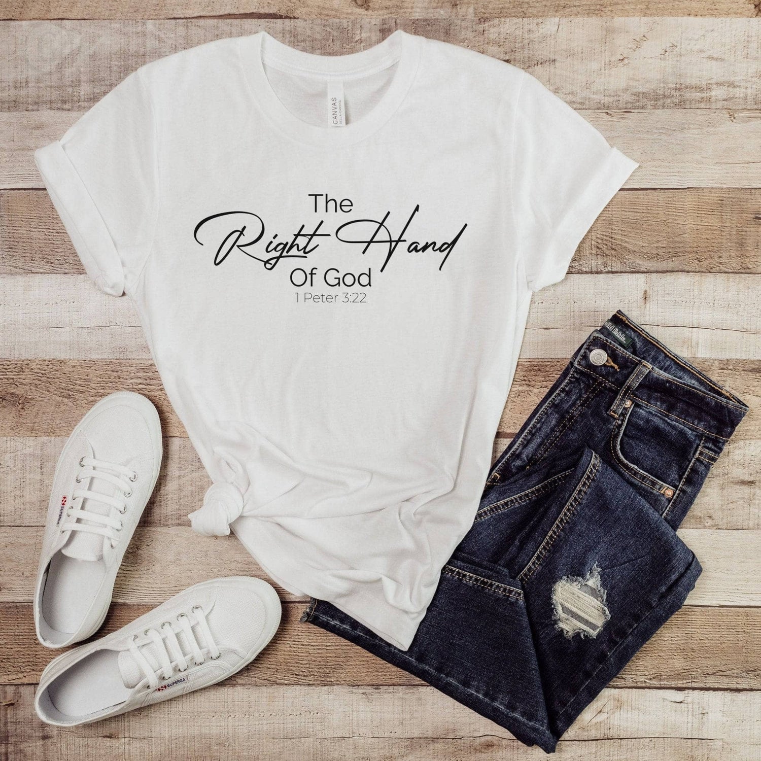 The Right Hand Of God Unisex T-Shirt Classics White