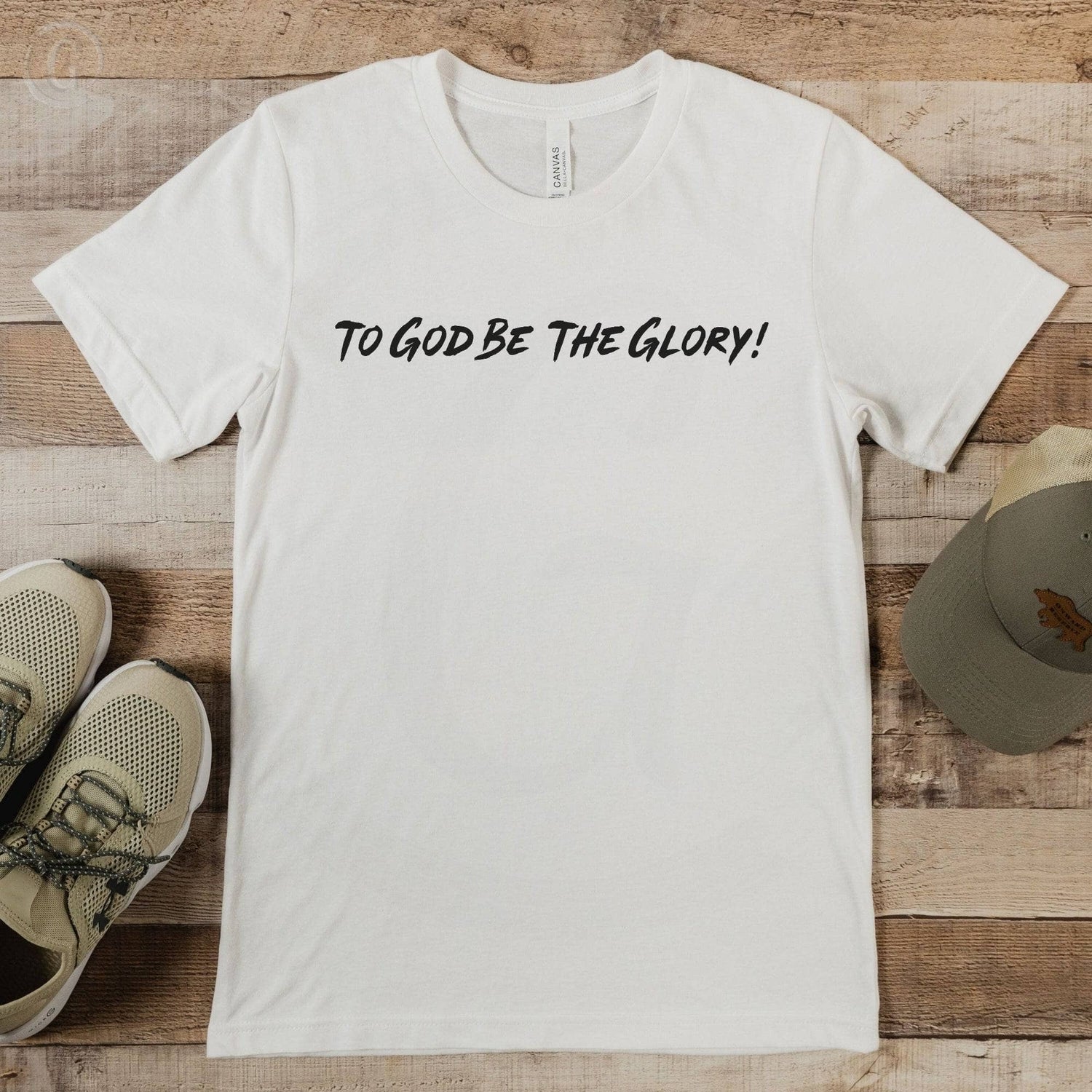 To God Be The Glory! Unisex T-Shirt Classics White