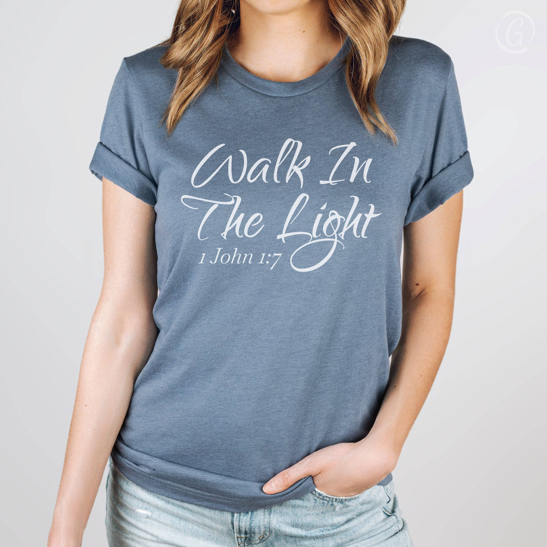 Walk In The Light 1 John 1:7 Unisex T-Shirt