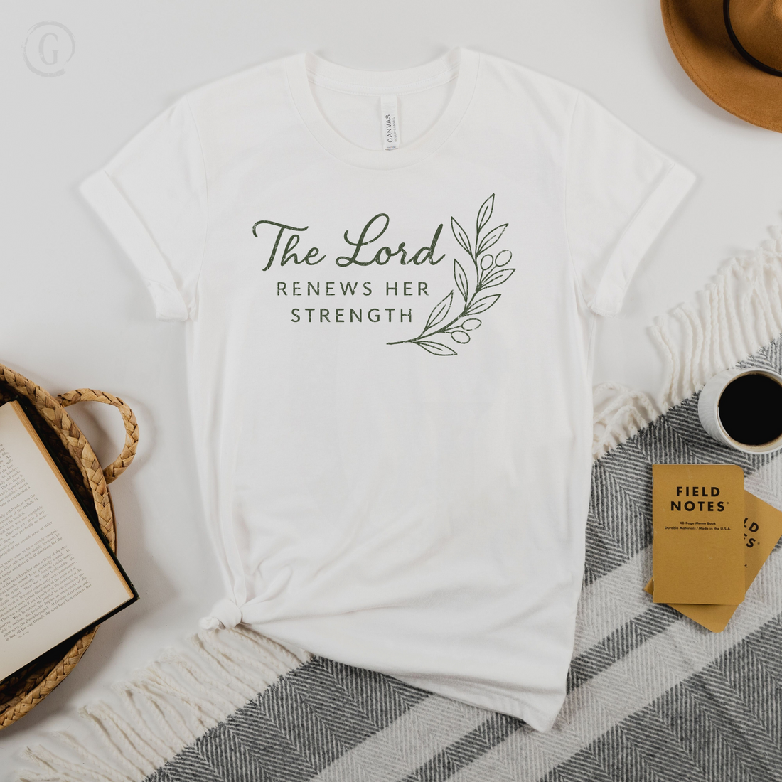 The Lord Renews Her Strength Unisex Christian T-Shirt