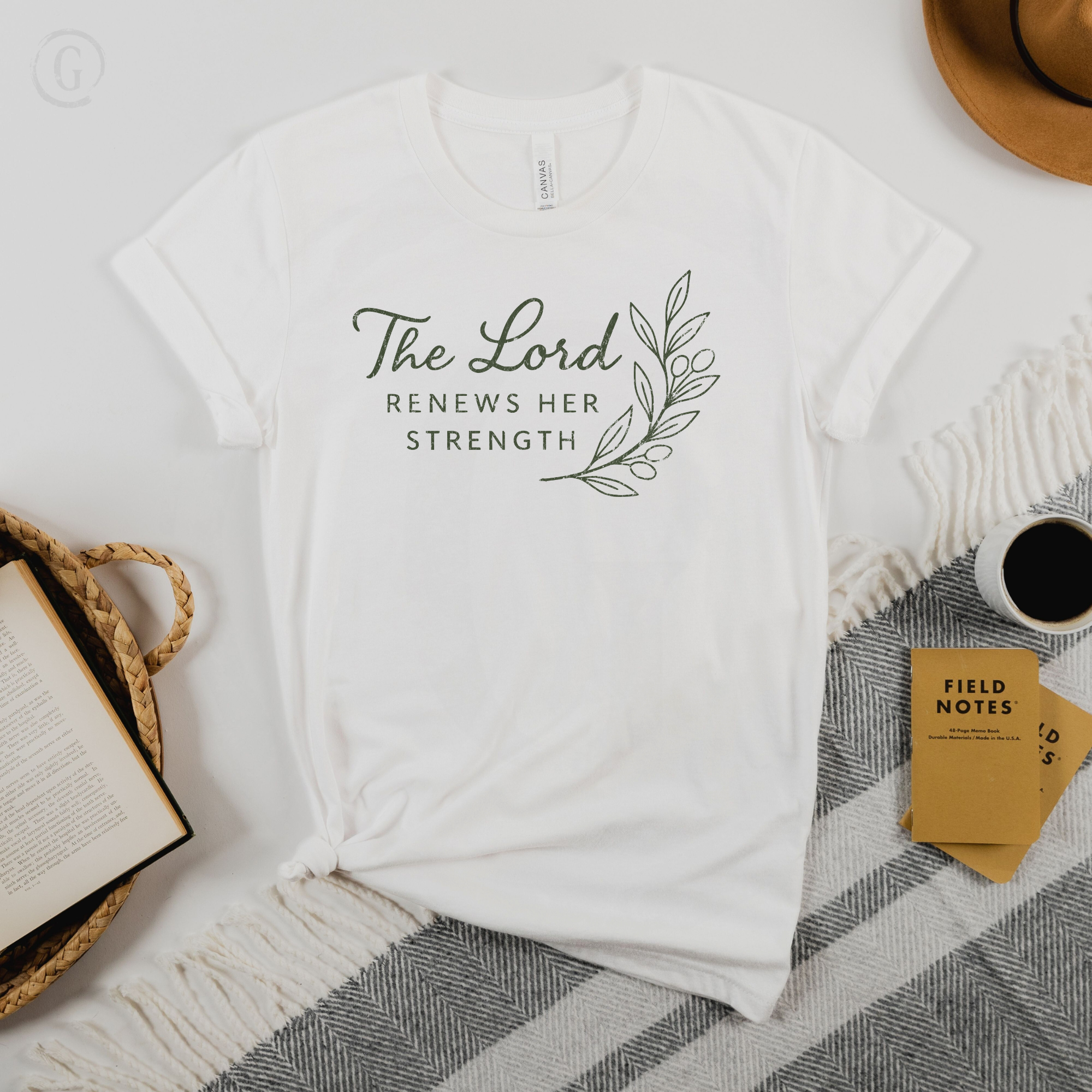 The Lord Renews Her Strength Unisex Christian T-Shirt