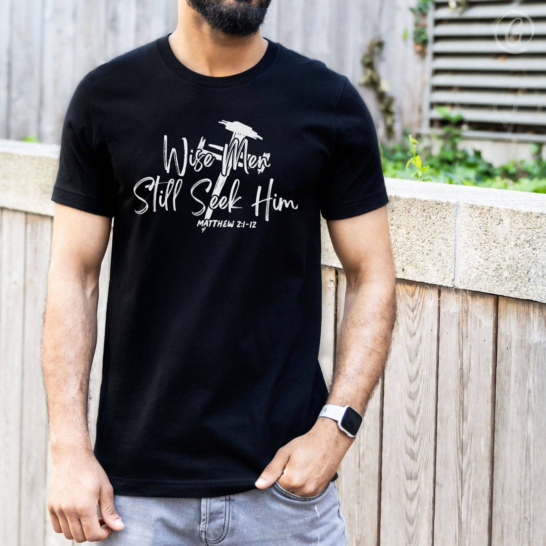 Wise Men Still Seek Him Unisex T-Shirt Classics Black