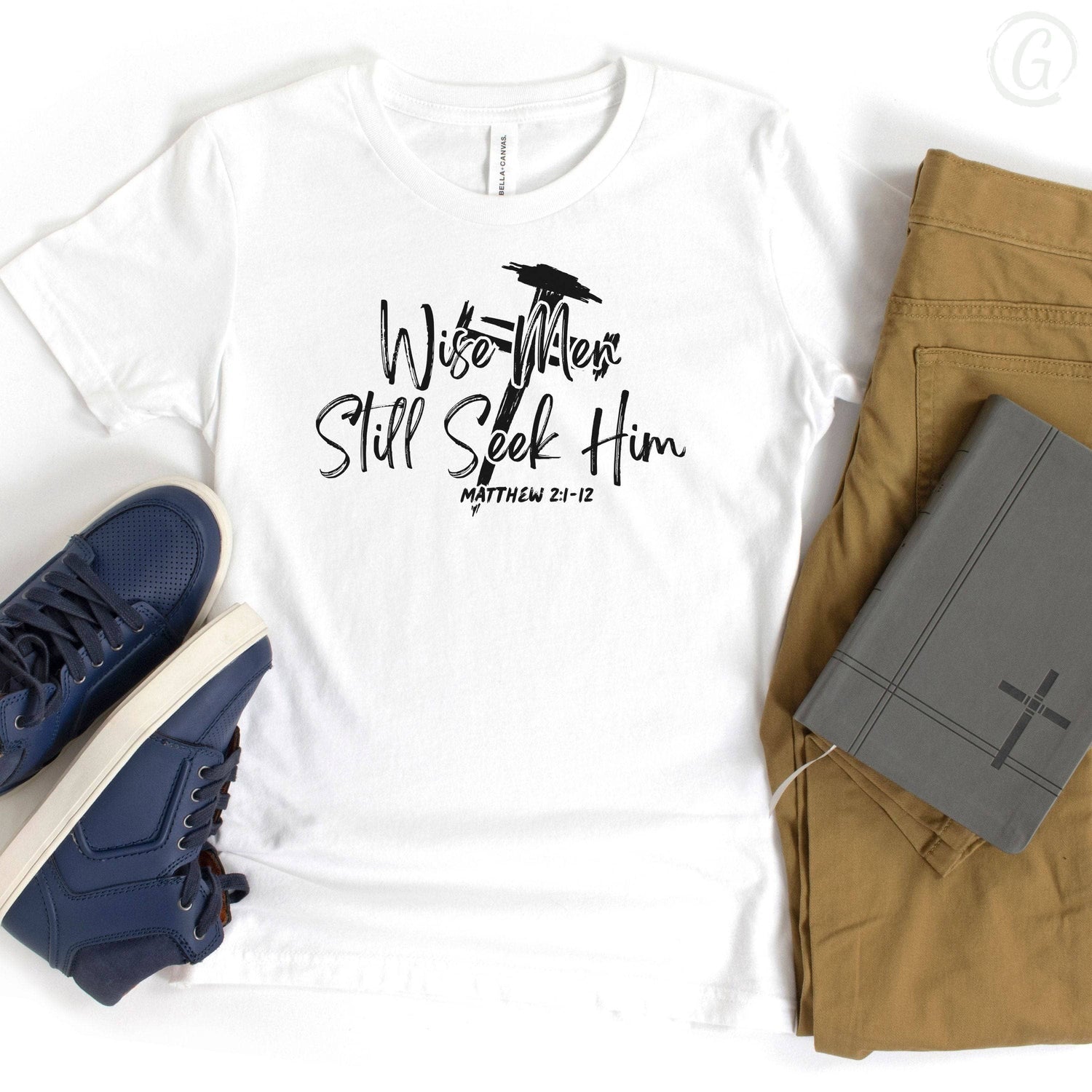 Wise Men Still Seek Him Youth T-Shirt White